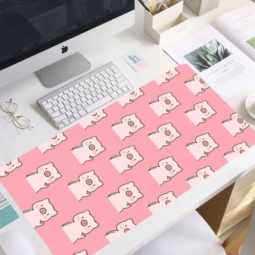 Anime kawaii Big Mouse Pad Large Rubber Gaming Mat Speed Kawaii XL MousePad Keyboard Locking Edge Otaku Compute mouse pad