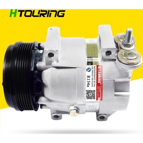 For Car Chevrolet Aveo 1.6L 2004 2005 2006 2007 2008 V5 AC Aircon Compressor 95234615 1521525 95966588 96539389 96618810 6PK