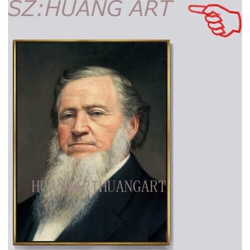 Figure 100% handpainted oil paintingthe President of The Church of Jesus Christ of Latter-day Saints (LDS Church)