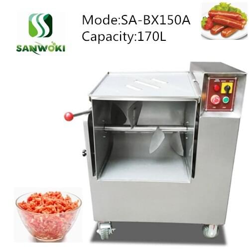170L Large capacity Filling agitator stuffing meat mixer machine Sausage Stirring Mixer Meat Mixing Machine meat blender machine