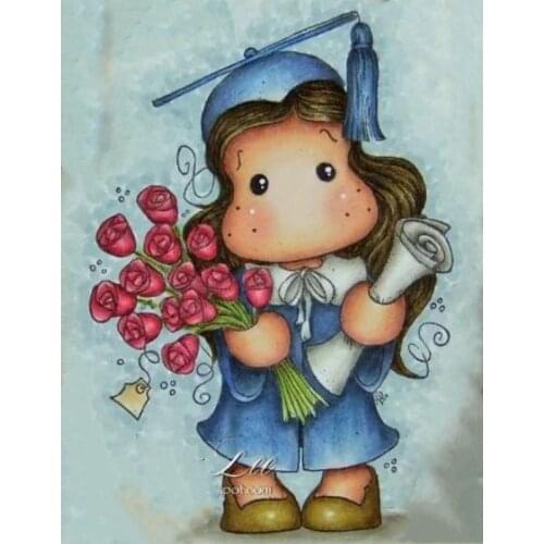 Magnolia Girl Stamp Scrapbooking New Alphabet Stamp Embossing Craft Silicone Transparent Stampstampons