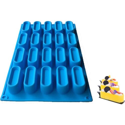 Mini Cuboid Shaped Art Mousse 3D Silicone Cake Mold Chocolate Desserts s Mould Pan DIY Tools