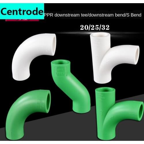 Ppr elbow tee elbow s bend 1/2IN 3/4IN 1 inch 20/25 / 32ppr water pipe pipe hot melt joint fittings