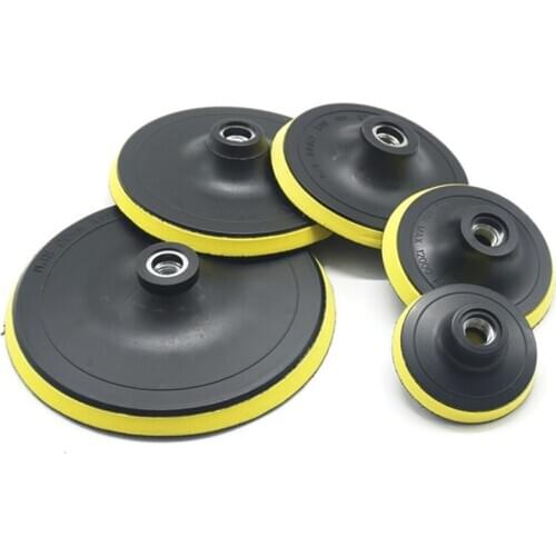 M14,M10,3"/4"/5"/6" Backing Polishing Pad, Self-adhesive Disc Buffing Plate, Backing Pad For Car Polishing,75,100,125,150,180 mm