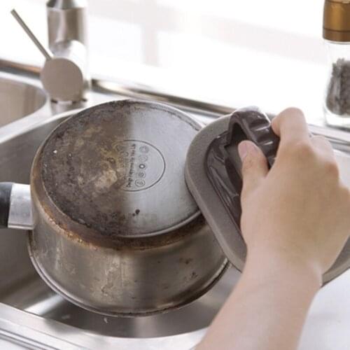 Strong Decontamination Brush Sponge Tiles Brush Hot Sale Magic Strong Decontamination Bath Brush Bathroom Kitchen Clean Tools