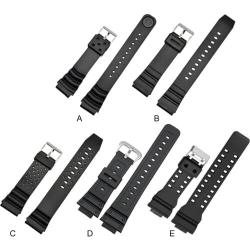 Gosear Fashion Adjustable Waterproof Resin Rubber Replacement Watch Band Strap Belt for Casio G-Shock Watch Accessories