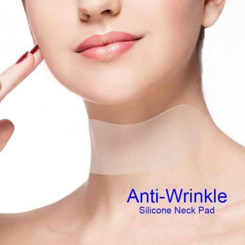 Anti Wrinkle Silicone Neck Pad Stick Eliminate Wrinkles On Neck Area Transparent Reusable Neck Patch Skin Care