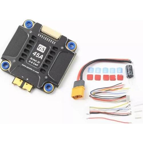 Spedix GS45 45A BLheli_32 3-6S 4 in 1 Brushless ESC support DShot1200 w/ 10V BEC Output for RC Drone FPV Racing