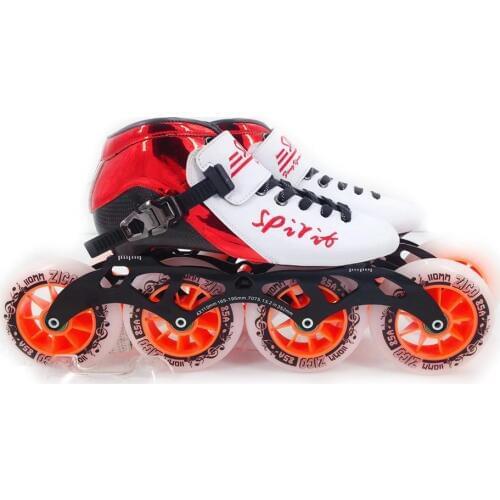 Spirit Inlines Roller Speed Skates 4 Wheels Roller Skates for Kids Adult Carbon Fiber High elasticity Wheel Patins SH54
