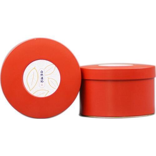 Xin Jia Yi Packing Round Tin Tube Powder Packing Cans Tinplate Tubes Inward Cap Round Tinplate Tube For Cracker Biscuit