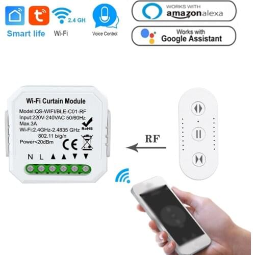 1 PCS RF Remotes Control Utility Accessory for Intelligent Home Curtain Switch Modification Module