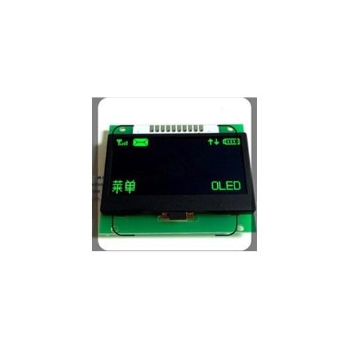 2.4 inch 10PIN Green OLED Module SSD1309 Drive IC128*64 SPI Interface 3.3V