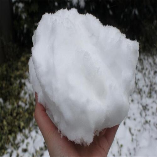 10Pcs/lots White Snow For Wedding Fake Magic Instant Snow Fluffy Super Absorbant Decorations Artificial Snow