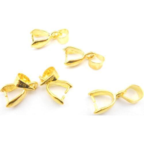 20PCS Free Shipping DIY gold jewelry accessories 18 K necklace earrings connecting folder pendant accessories