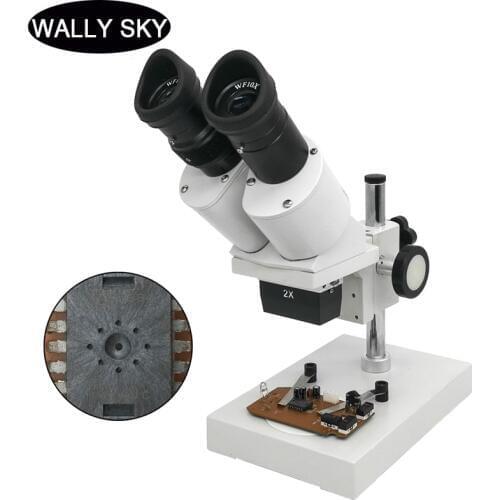 40X Binocular Stereo Microscope Industrial Microscope with WF10X Eyepiece Soldering Microscope for Smart Phone Repairing Tool
