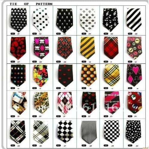 50pcs ties Mens Necktie With ,mix order hot best sale