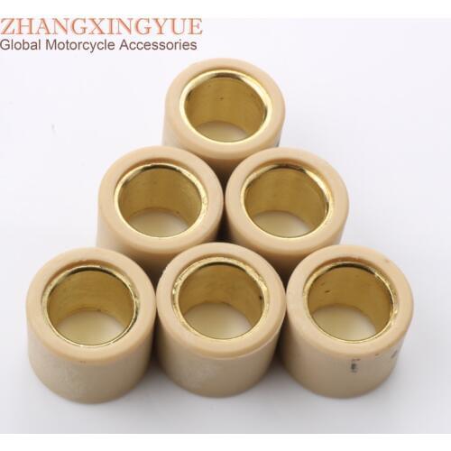 6pc high quality Variator Roller Weights 13gram 21x17mm for Piaggio X9 Amalfi Hexagon Gtx 180cc Beverly Carnaby Liberty 200cc
