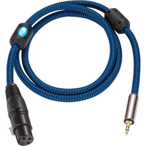 Audiophile Mic Cable Mini Jack 3.5mm to XLR 3 Pin Female for Mobile Headphone PC to Condenser Microphone Cable OFC 1M 2M 3M 5M