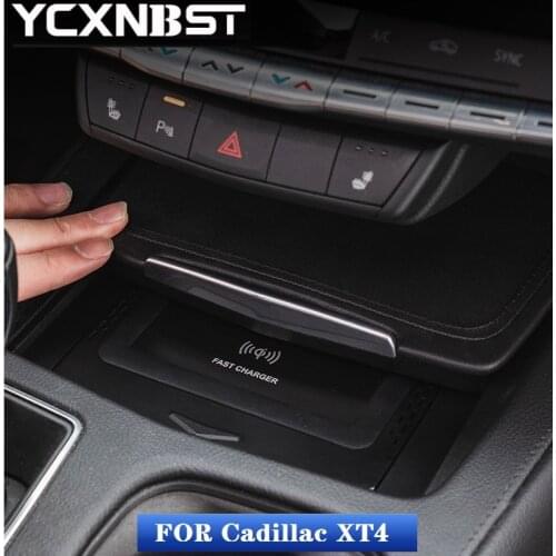 Car Wireless Charger for Cadillac XT4 Applicable to all XT4 Models Phone Fast Charging Plate Accessories 15W