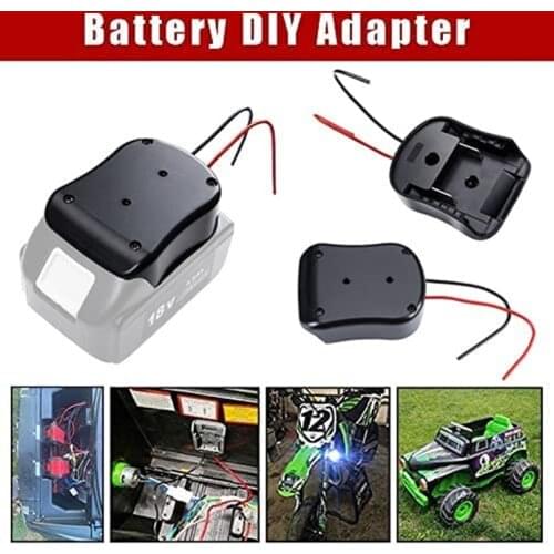 Free ship For Makita Adapters 18V Battery Power Connector Adapter Dock Holder With 14 Awg Wires Connectors power tool accessory