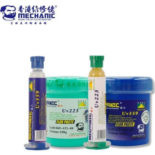 MECHANIC Lead Free Flux Paste Neutral Welding Flux for Phone Repair SMD BGA CSP NC-559-ASM/NC-223-ASM Solder Paste
