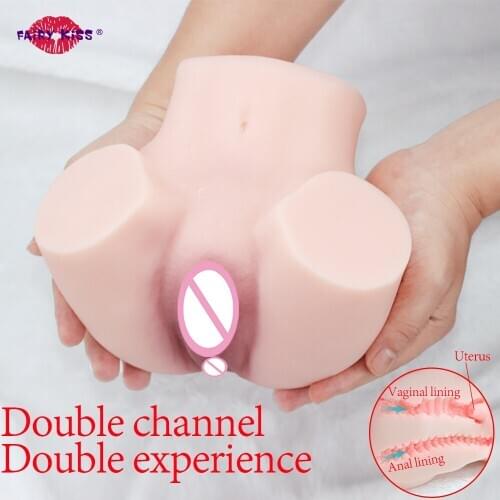 Big 3D Silicone Anal Sex Doll For Men Gay Realistic Rubber Vagina Artificial Sexy Pussy Masturbate Sex Toy For Male 18+ Sexshop