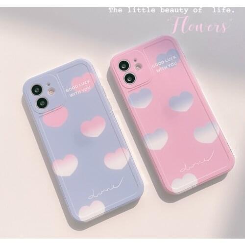 Retro Sweet girls Love art Couples Japanese Phone Case For iPhone 11 12 Pro Max Xs Max XR Xs 7 8 Plus 7Plus case Cute Soft Cover