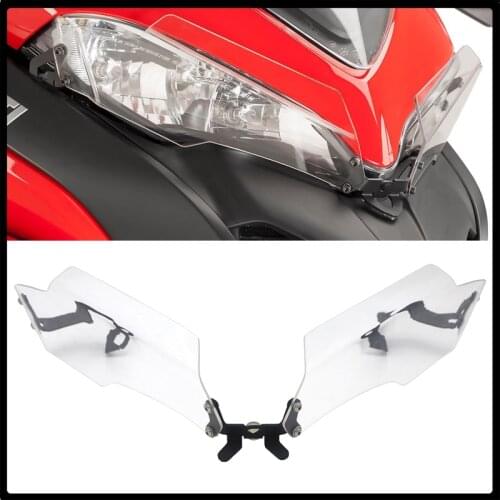 For Ducati Multistrada 1260 1260S 1260 Pikes Peak 2018- 2019 2020 Motorcycle Headlight Protector Guard Grille Cover