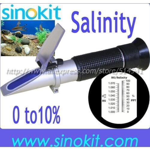 Have CE Salinity 0-10% Aquarium hand-held Refractometer RHS-10ATC