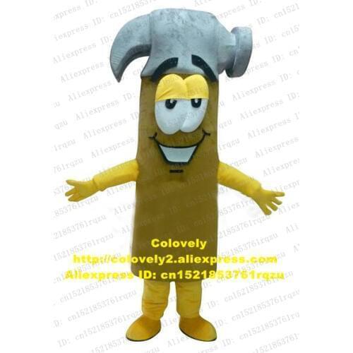 Framing Hammer Head Hammerhead Awl MARTILLO Mascot Costume Adult Cartoon Character Two Eyes Were Superimposed zz4327