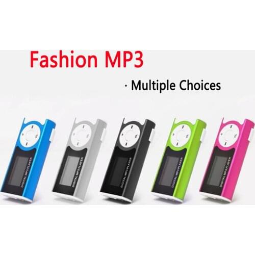 Card Insertion Light Clip With Screen Mp3 Digital Music Playing Clip Outside Sound Belt Lamp Flashlight Mp3 Music Player