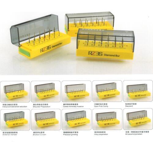 Dental clinicak diamond bur kit Hot Sale Dental Bur FG 1.6mm Dental Diamond Bur
