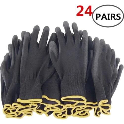 Nitrile rubber, PU-coated safety work gloves, palm-coated safety gloves, suitable for automobile construction and maintenance
