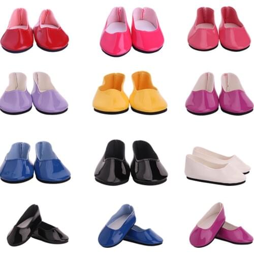 Doll Flat Shallow Casual Shoes Suitable 18 Inch American Baby Doll And 43cm Reborn Baby Doll,Our Generation,Gift For Girl