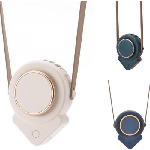 Hanging Waist Fan USB Charging Hanging Neck Fan Mini Handheld Multi-Function Portable Desktop Small Fan