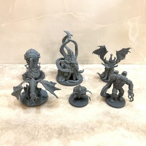 Pvc figure Deepmadness science fiction monster model 6pcs/set
