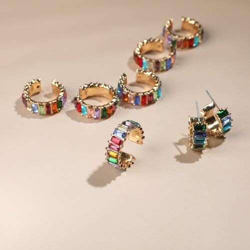 SLOONGJEWELRY Earrings With Stones