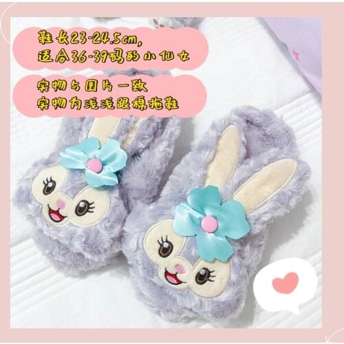 High Quality Home Women Indoor Slipper Plush Material With Eva Sole