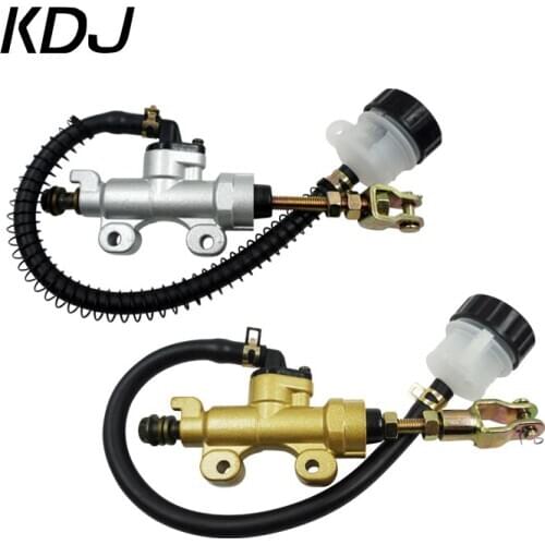 Motorcycle Back Rear Hydraulic Brake Master Cylinder Fit For PIT Quad Dirt Bike ATV Buggy 10mm 40mm
