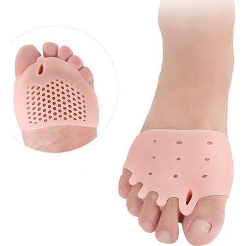 1 Pair Of five-hole Honeycomb Forefoot Pad Toe Set New Toe Separator Separation Toe Valgus Corrector To Protect Foot Tools