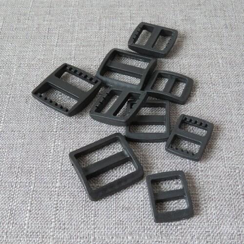 100pcs/lot wholesale 15mm 20mm 25mm Plastic adjustable buckle strap belt slider for bag dog collar sewing DIY accessory