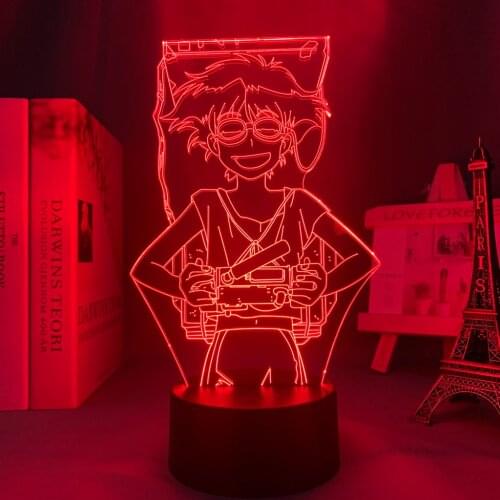 3d Led Light Anime Cowboy Bebop Edward for Bedroom Decor Night Light Kids Brithday Gift Manga Room Desk 3d Lamp Cowboy Bebop