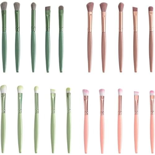 5pcs Multifunctional Makeup Brush Set Face Foundation Eyebrow Eyeliner Blush Powder Cosmetic Concealer Professional Beauty Tool