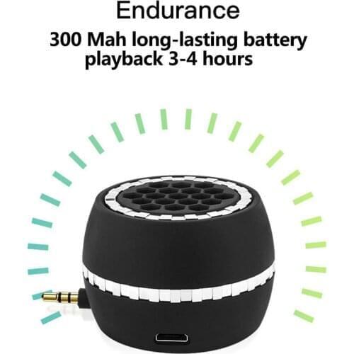 Mini Wireless Portable Bluetooth Speakers Crack USB Radio FM MP3 Stereo Sound Speaker for Computer Mobile Phone Play Video