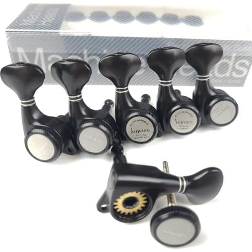 KAYNES Guitar Locking Tuners Electric Guitar Machine Heads Tuners Lock String Tuning Pegs for LP, SG, TL,ST Style Guitars Black