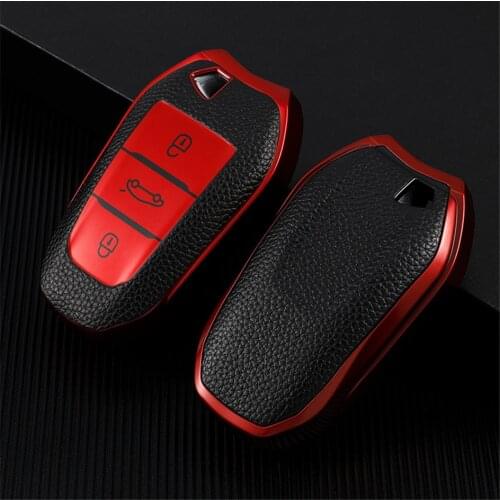 Car Key Case Protector Cover For Citroen C4 B7R Grand Picasso B78 DS DS4 DS5 Auto Key Holder Shell Accessories Car Styling