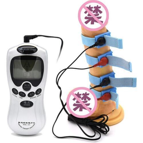 Electric Penis Rings, Male Penis Extender,Male Electric shock Set Penis physiotherapy masturbation Medical Sex Toys For Man