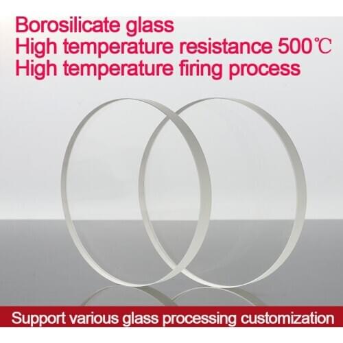 Customized Chemical Pipeline Tempered High Borosilicate Sight Glass Resistant to Strong Acid and Alkali, Corrosion Resistance An