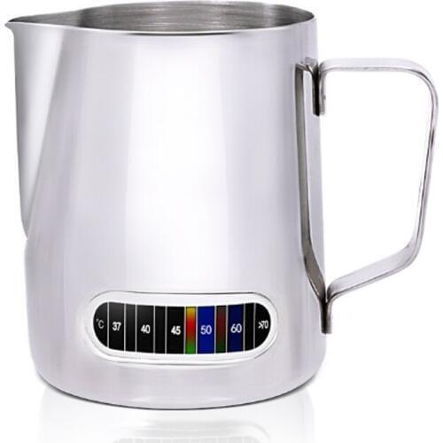 600ml coffee pot with temperature measurement Coffee Cup Mug 304 stainless steel