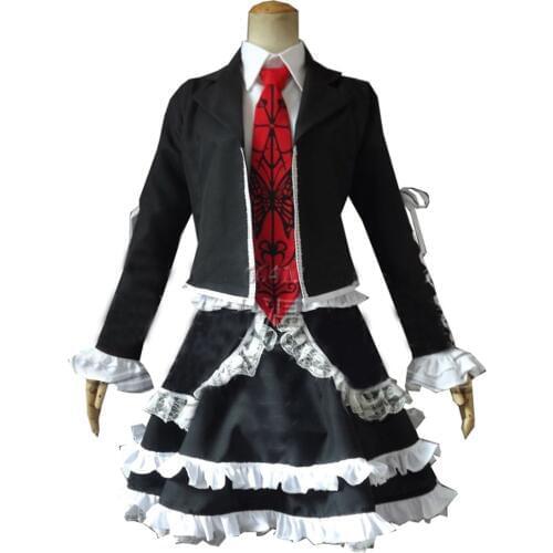2018 Dangan Ronpa Danganronpa Celestia Ludenberg Cosplay Costume Jacket Dress Full Set